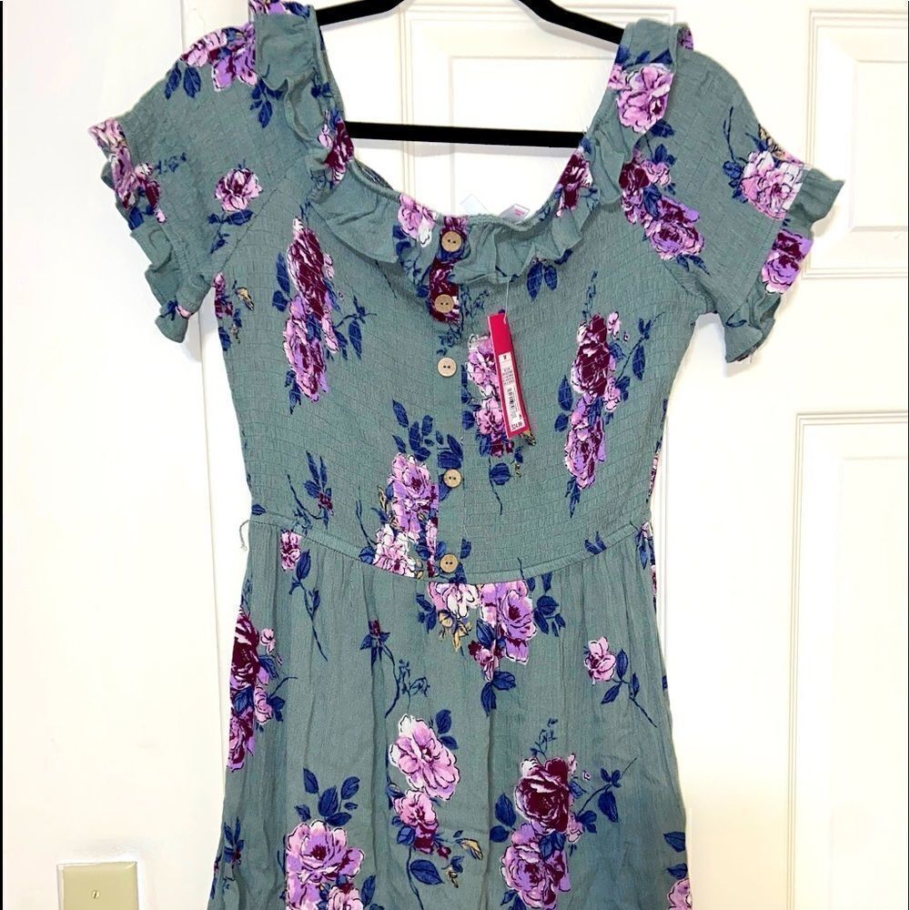 NWT xhilaration cinched top midi dress